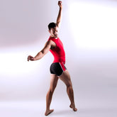 King Shorts (Standard Leg) - Black / Red